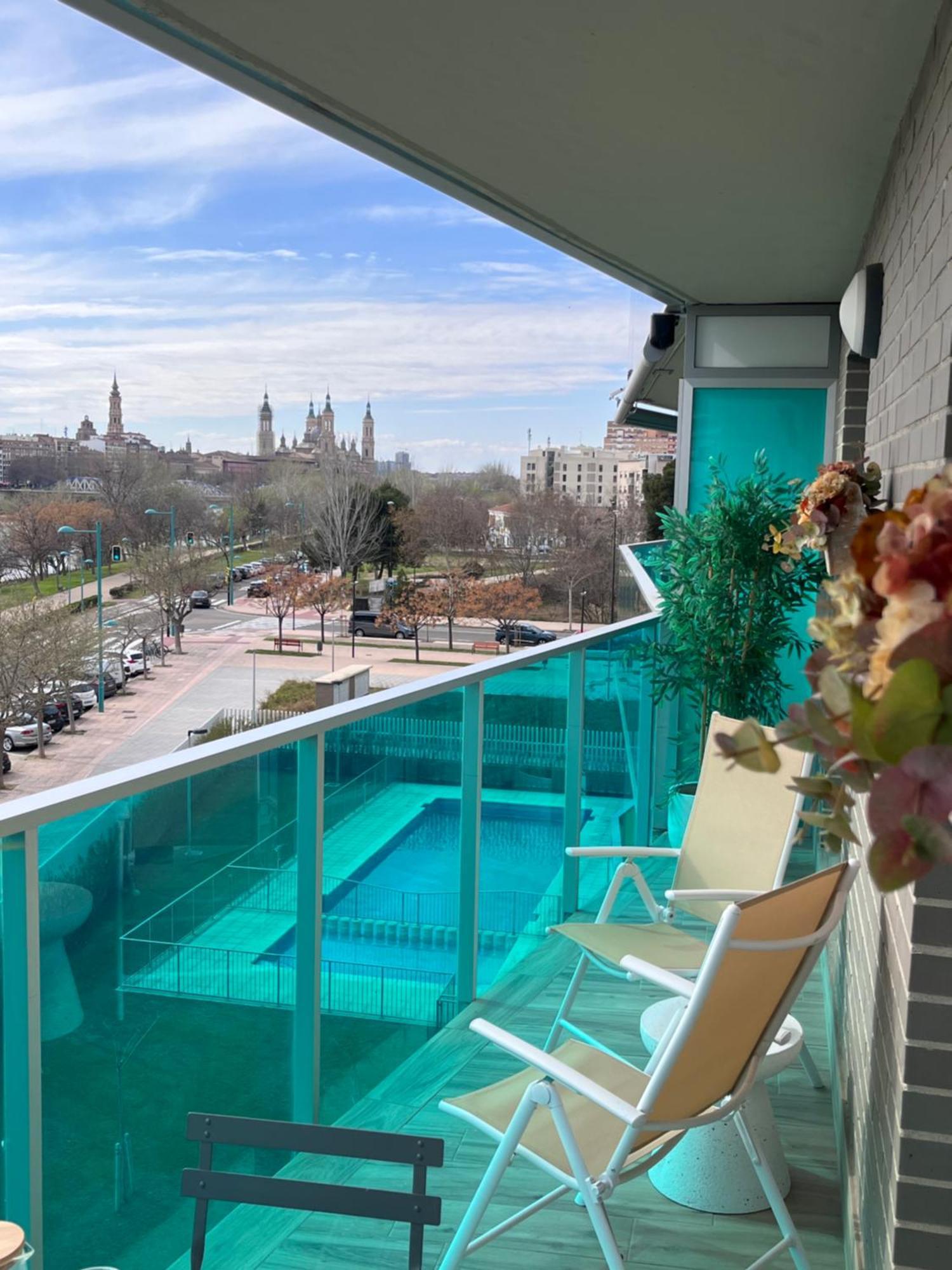 El Balcon Del Ebro By Alogest- Vistas, Piscina Y 2 Parking Διαμέρισμα Σαραγόσα Εξωτερικό φωτογραφία